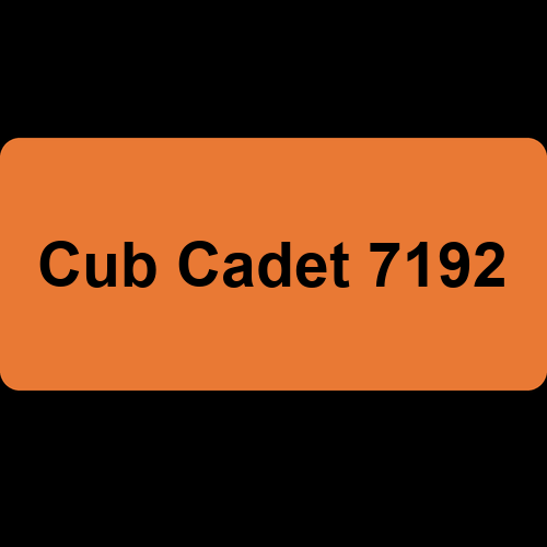 Cub Cadet 7192